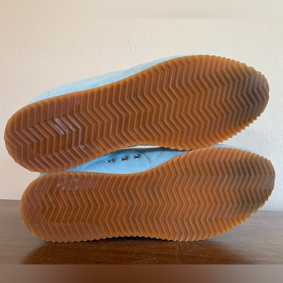 Sam Edelman Reve Women’s Trace Sea Blue Suede Running Sneaker 6 - leather - Picture 9 of 9